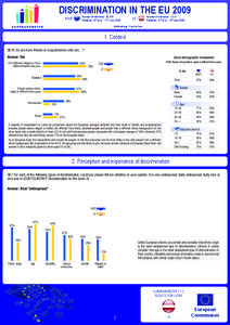 DISCRIMINATION IN THE EU 2009 EU27