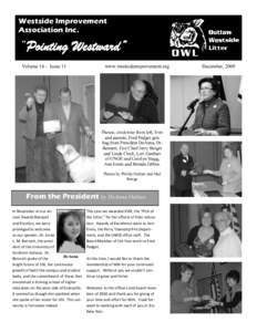 Westside Improvement Association Inc. “Pointing Westward” Volume 14 - Issue 11