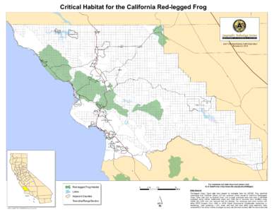 Critical Habitat for the California Red-legged Frog ∙1 | 41 ∙ |
