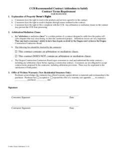 Dispute resolution / Arbitration / Legal documents / Mediation / Contract / Arbitration in the United States / International arbitration / Law / Contract law / Private law