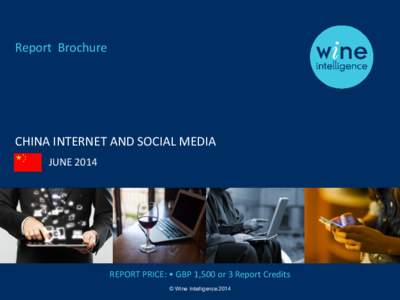 Report Brochure  CHINA INTERNET AND SOCIAL MEDIA JUNEREPORT PRICE: • GBP 1,500 or 3 Report Credits
