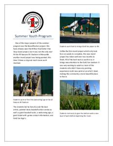 Microsoft Word - Summer Youth Program newsletter 7.docx