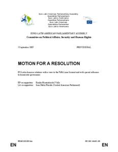 Third country relationships with the European Union / ARLEM / European Union / Union for the Mediterranean / Euro-Latin American Parliamentary Assembly / Cotonou Agreement / Regional integration / Future enlargement of the European Union / Eastern Partnership / Politics / Foreign relations / International relations