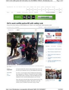Working dogs / Police dog / Melbourne /  Florida / K9 / Personal armour