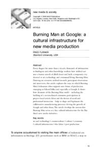 new media & society Copyright © 2009 SAGE Publications Los Angeles, London, New Delhi, Singapore and Washington DC Vol11(1&2): 73–94 [DOI: ]  ARTICLE