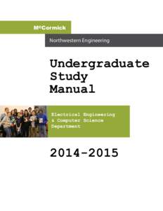 McCormick Northwestern Engineering Undergraduate Study Manual