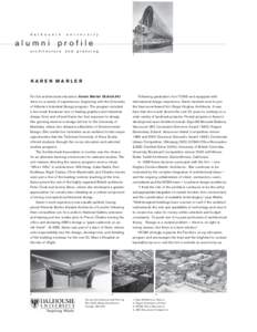 d a l h o u s i e  u n i v e r s i t y alumni profile architecture