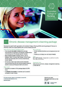 Disease management / Healthcare / Dementia / Chronic / Nursing / Medicine / Health / Medical informatics