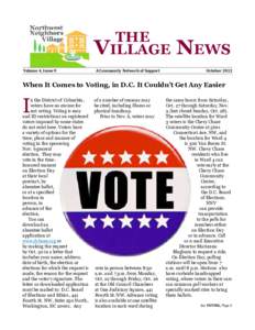 the Village Volume 4, Issue 9 A Community Network of Support