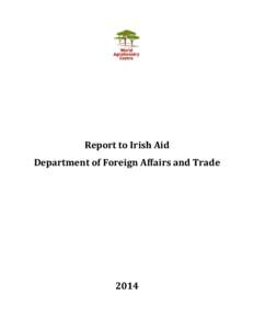 ICRAF report to Irish Aid, Department of Foreign Affairs and Trade