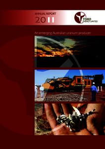 ANNUAL REPORTAn emerging Australian uranium producer