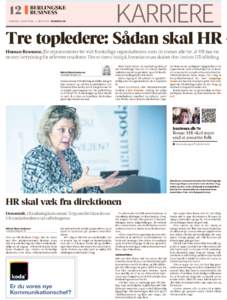 12  BERLINGSKE BUSINESS  ONSDAGSEKTION BUSINESS.DK