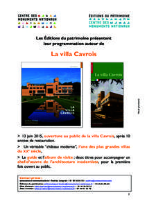 Microsoft Word - Titres villa Cavrois - copie.docx