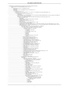 Descendants of John Duckworth 1 John Duckworth b: in England (Emigrated from England to New Jersey[removed]d: in Died in New Jersey[removed]William Duckworth b: Abt[removed]in Burlington, New Jersey d: Abt. 1727 ........