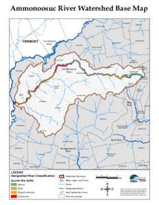 Ammonoosuc River Watershed Base Map KILKENNY BERLIN  LANCASTER