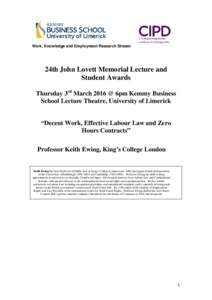 Microsoft Word - 24th John Lovett Memorial Lecture Paper