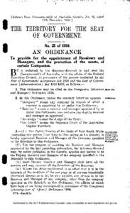 ^Extract from Commonwealth of Australia Gazette, No. 83, dated 13th December, [removed]I I
