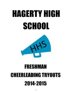 1  Freshman Tryout Packet Cheerleading Tryouts[removed]For current 8th grade students