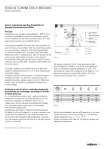 RESIDUAL CURRENT CIRCUIT BREAKERS General explanations L1 L2 L3