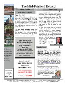 The Mid Mid--Fairfield Record Volume 2, Issue 1 January, 2010