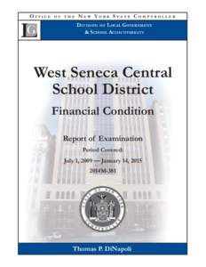 West Seneca Central School District - Financial Condition