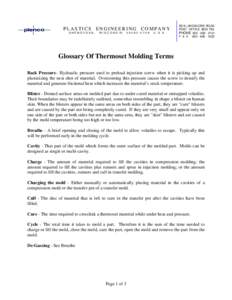 Microsoft Word - Sect 1 Glossary of Thermoset Molding Terms (2)