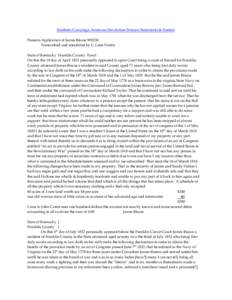 Southern Campaign American Revolution Pension Statements & Rosters Pension Application of James Biscoe W8230 Transcribed and annotated by C. Leon Harris State of Kentucky Franklin County Towit On this the 18 day of April