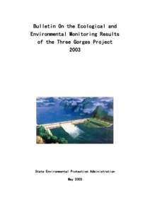 Bulletin On the Ecological and