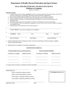 Microsoft Word - Graduation Petition Form-1