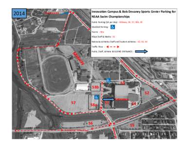 2014  Innovation Campus & Bob Devaney Sports Center Parking for NSAA Swim Championships  Entrance #4