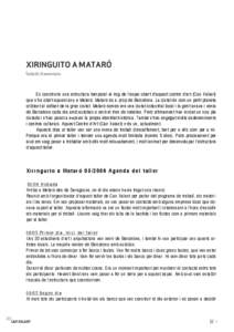 Xiringuito a Mataró Tadashi Kawamata