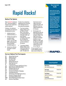 Stay in touch with RapidILL August 1, 2013  Rapid Rocks!