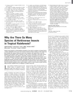 Herbivore / Rainforest / Latitudinal gradients in species diversity / Forest / Ecology / Habitats / Biology / Ficus