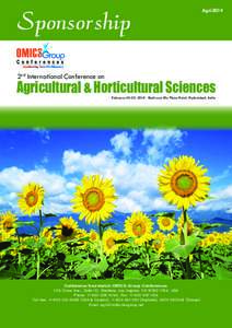 Sponsorship  Agri-2014 2nd International Conference on