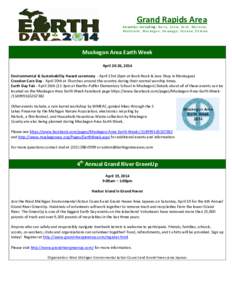 State Earth Day Events - Grand Rapids 2014