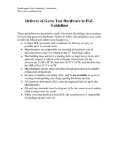 Microsoft Word - Delivery of Hardware to EGL Guidelines.doc