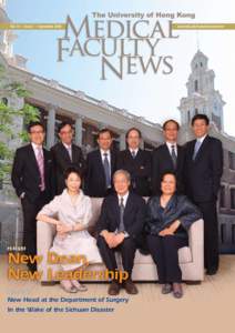 Vol. 13 • Issue 2 • September[removed]Feature New Dean, New Leadership