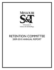 Microsoft Word - Retention Annual Report Final_2009-10