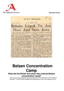 Celle / Nazi Germany / Bergen-Belsen concentration camp / Heidmark / Lüneburg Heath / Nazi war crimes / Extermination camp / Belsen / Typhus / Lower Saxony / States of Germany / Bergen /  Lower Saxony