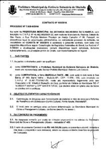 o  Prefeitura Municipal da Estância Balneária de ilhabela Rua Prefeito Mariano Procópio de Araújo Carvalho, 86— Perequê - CEPEstado de São Paulo - Brasil - Fone/FazCNPJ