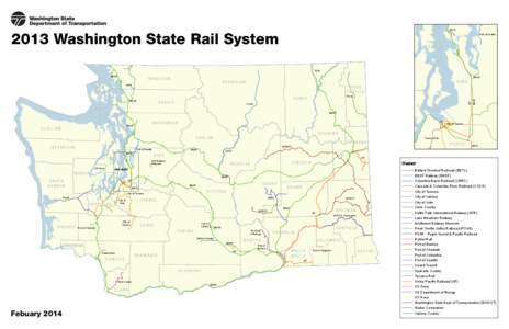 Bonner County /  Idaho / Pend Oreille Valley Railroad / BNSF Railway / Tacoma Rail / Tacoma /  Washington / Rail transportation in the United States / Transportation in the United States / Transportation in North America