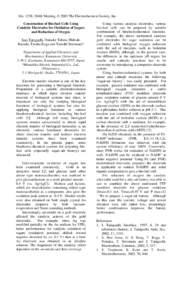 Abs. 1238, 204th Meeting, © 2003 The Electrochemical Society, Inc. Construction of Bio-fuel Cells Using Catalytic Electrodes for Oxidation of Sugars and Reduction of Oxygen Isao Taniguchi, Daisuke Tabata, Hideaki Kusuda