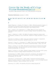 Students / Student affairs / National Academic Advising Association / Community college / Reynol Junco / Alexander Astin / Education / Educational psychology / Student development theories