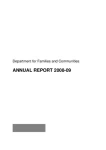 Department for Families and Communities