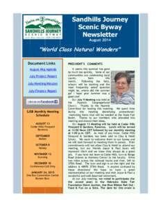 Microsoft Word - SJSB August 2014 Newsletter.docx