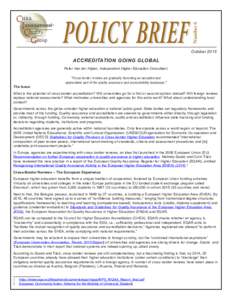 Quality assurance / Higher education accreditation / Higher education in the United Kingdom / Accreditation / Education in the European Union / Quality Assurance Agency for Higher Education / Council for Higher Education Accreditation / Educational accreditation / European Association for Quality Assurance in Higher Education / Foundation for International Business Administration Accreditation / European Network for Accreditation of Engineering Education