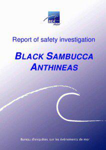 Report of safety investigation  BLACK SAMBUCCA