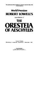 The Oresteia of Aeschylus