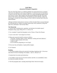 Microsoft Word - JGL Style Sheet, revised.doc