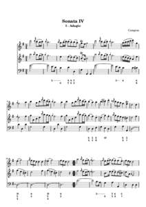 Sonata IV I - Adagio Campion  3